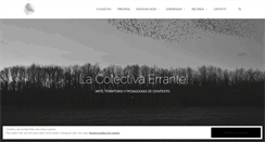 Desktop Screenshot of lacolectivaerrante.org